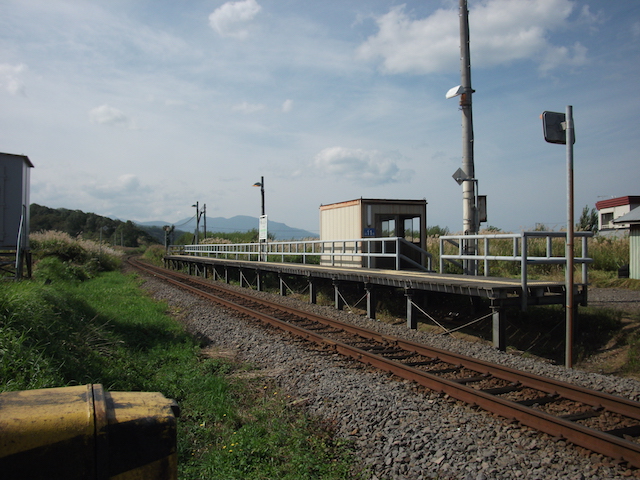 信砂駅（留萌側）